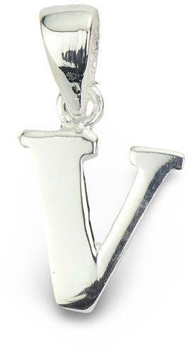 ORIENTAL Stříbrný přívěsek Písmeno "V" (Ag 925/1000, 0,81 g)