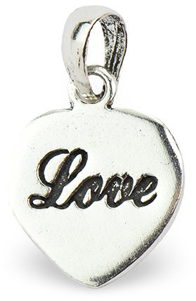 ORIENTAL Stříbrný přívěsek Love (Ag 925/1000, 0,92 g)