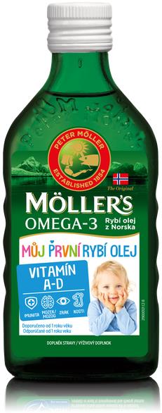 Möller’s Omega 3 Můj první rybí olej 250 ml
