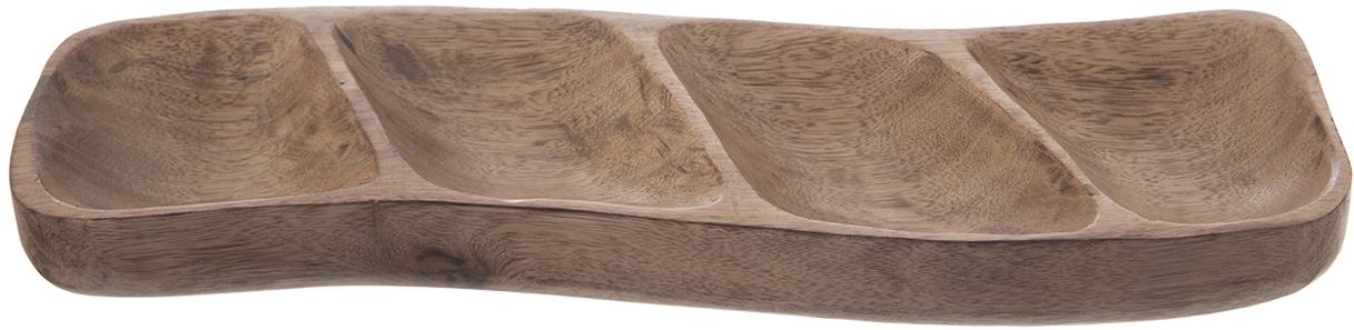 ORION Miska 35,5 × 11 cm servírovací dělená, dřevo MANGO