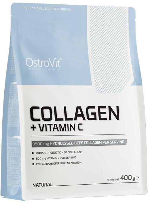 OstroVit Kolagen + vitamín C, 400 g, Natural