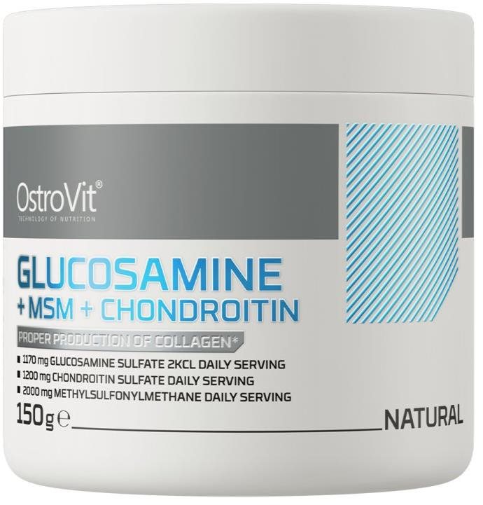 OstroVit Glukosamin + MSM + Chondroitin, Natural, 150 g