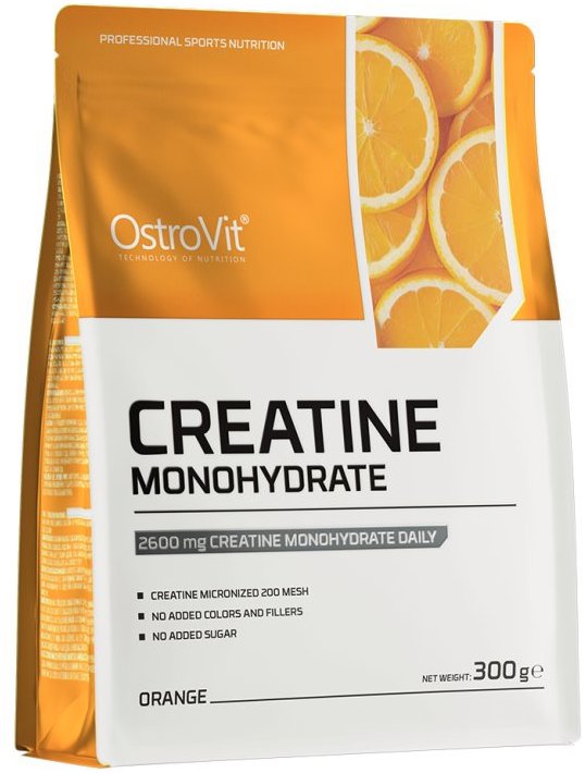 OstroVit Kreatin monohydrát, 300 g, pomeranč