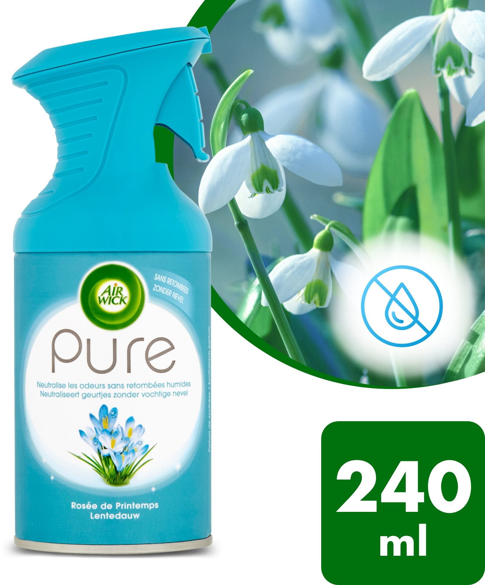 AIR WICK Spray Pure Svěží vánek 240 ml