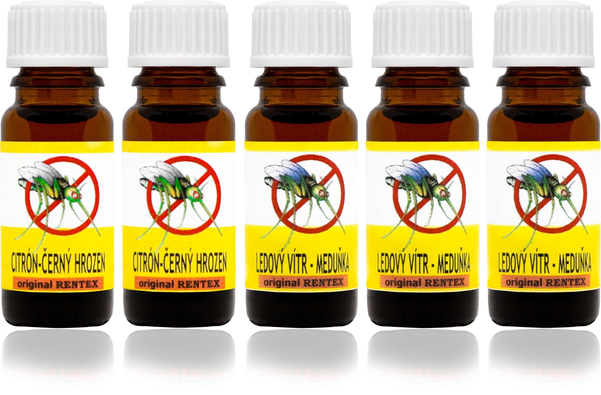RENTEX Esenciálni olej Repeletní Set 5× 10 ml