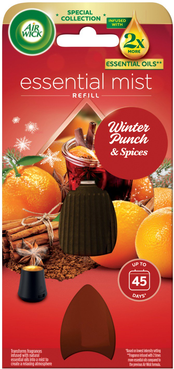 AIR WICK náplň pro aroma difuzér Winter Punch & Spices 20 ml
