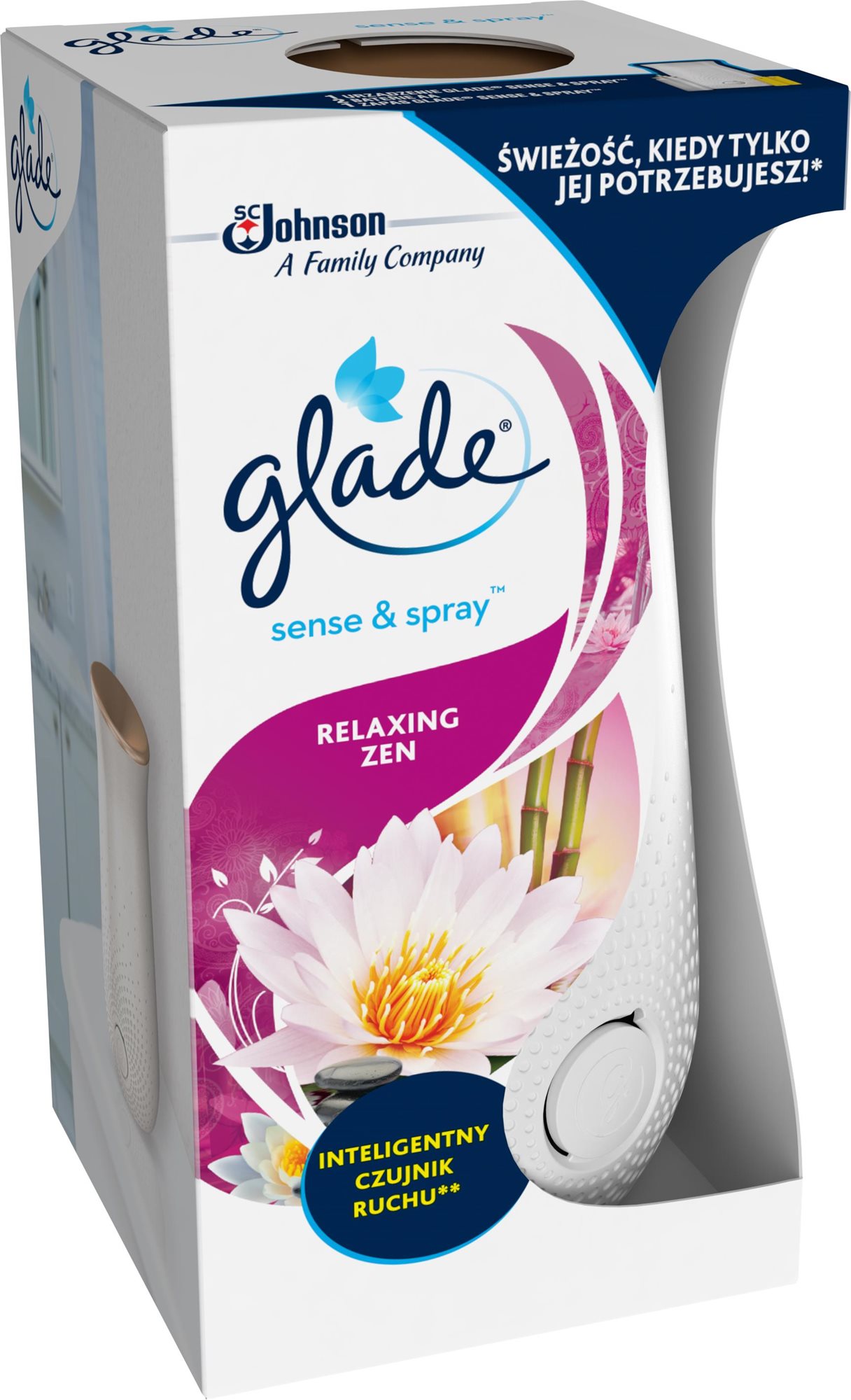 GLADE Sense&Spray Relaxing Zen komplet 18 ml