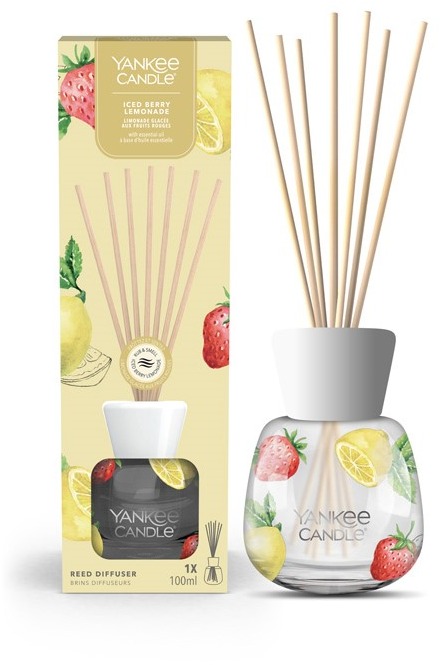 Yankee Candle Iced Berry Lemonade aroma difuzér s náplní 100 ml