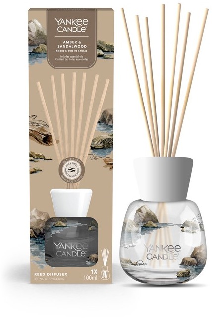 Yankee Candle Amber & Sandalwood aroma difuzér s náplní 100 ml
