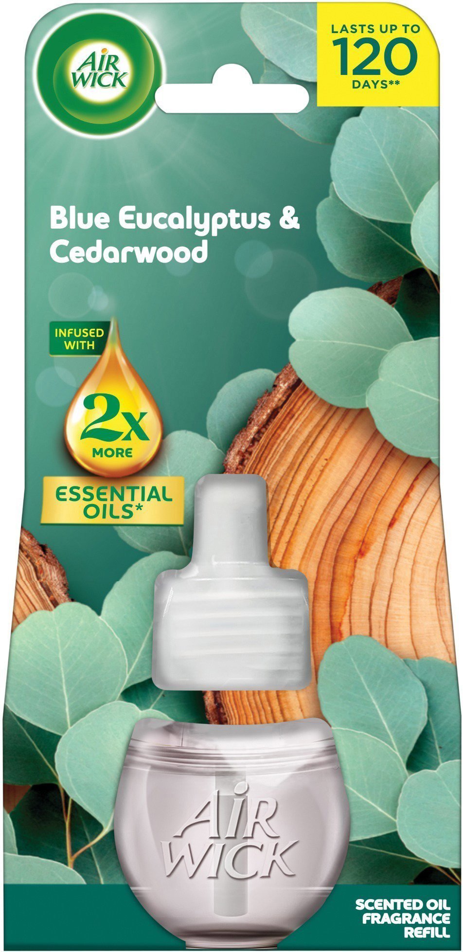 AIR WICK Electric náplň Eukalyptus a cedrové dřevo 19 ml