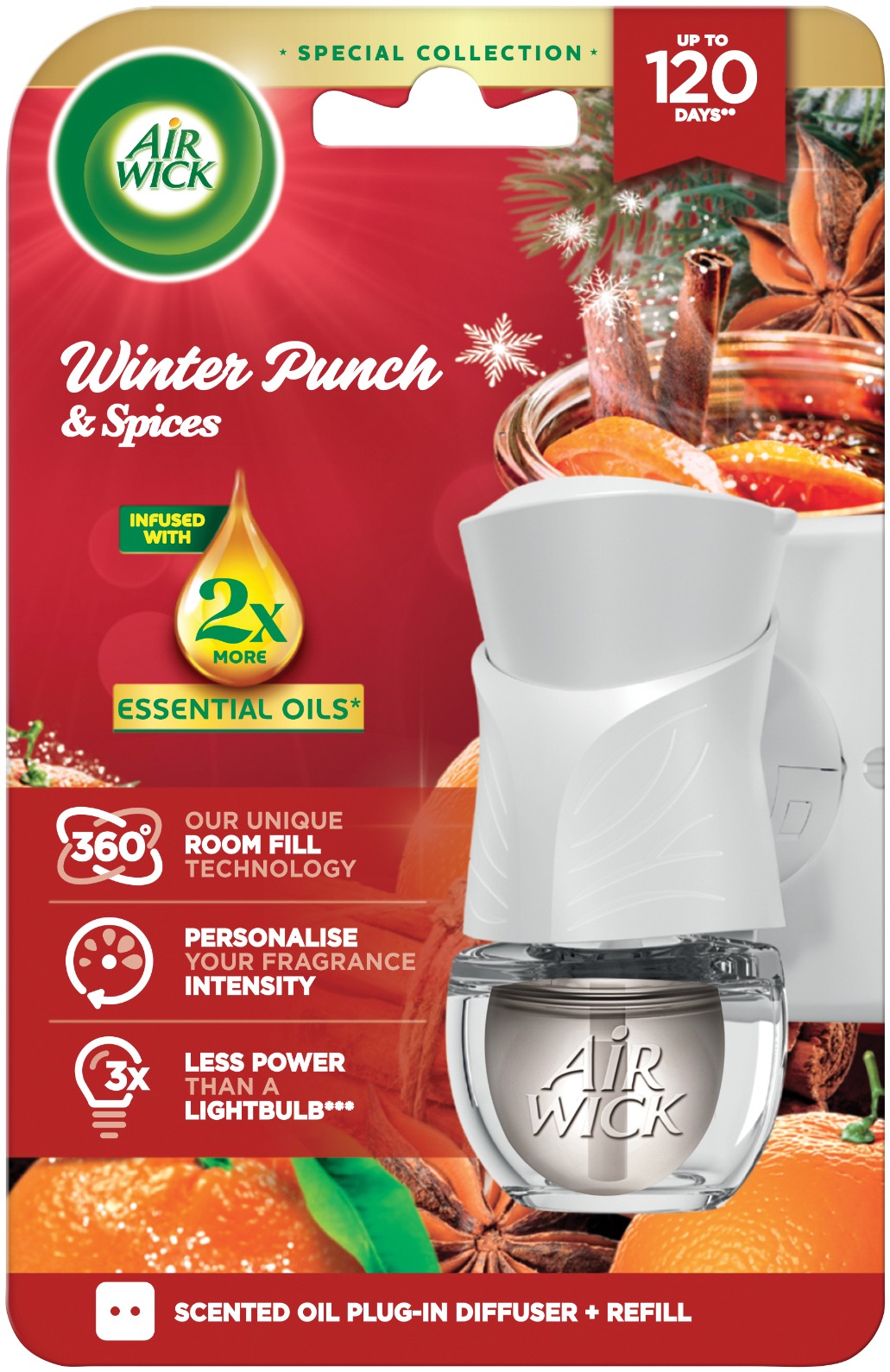 AIR WICK Electric komplet Zimní punč 19 ml