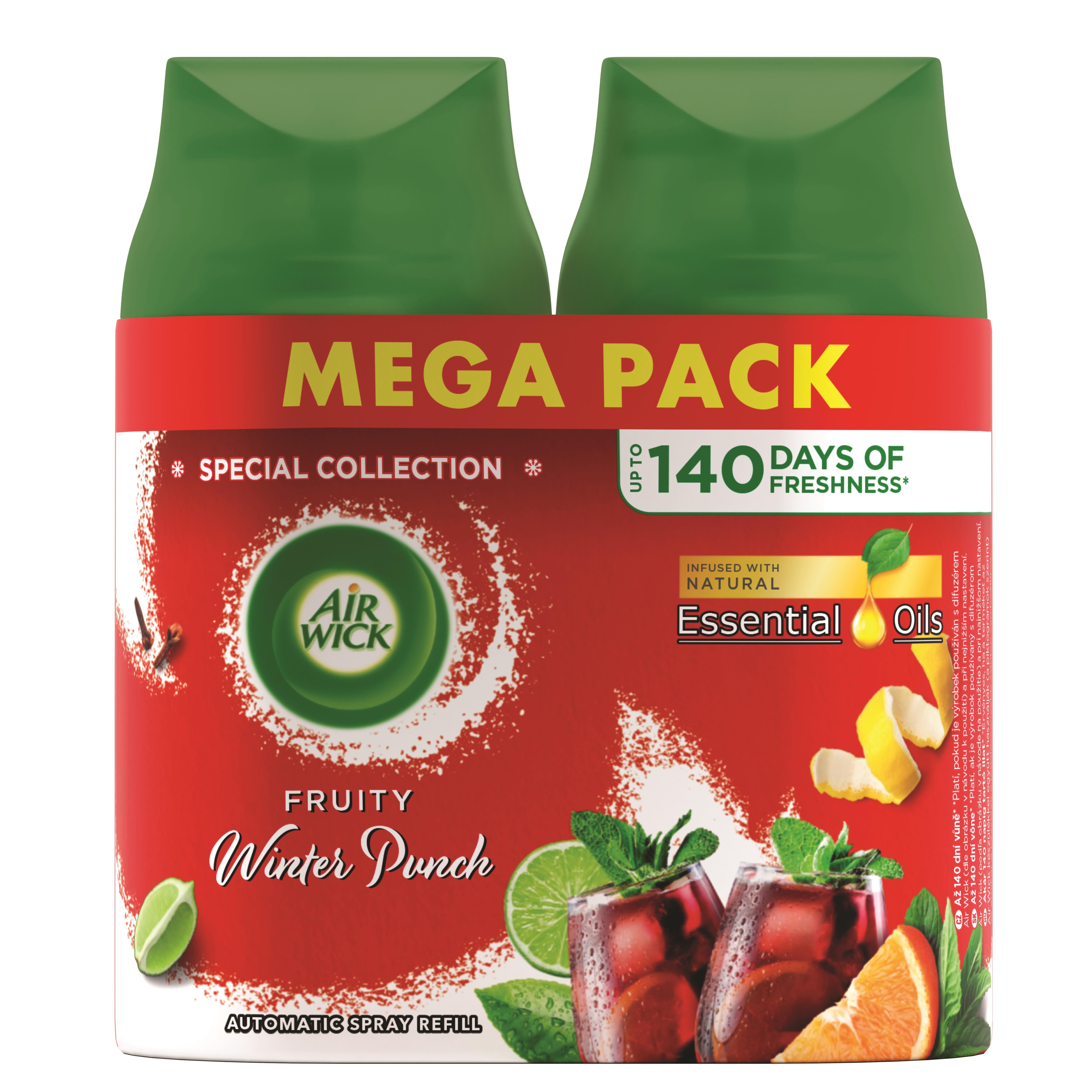 AIR WICK Freshmatic náplň DUO Zimní punč 2× 250 ml
