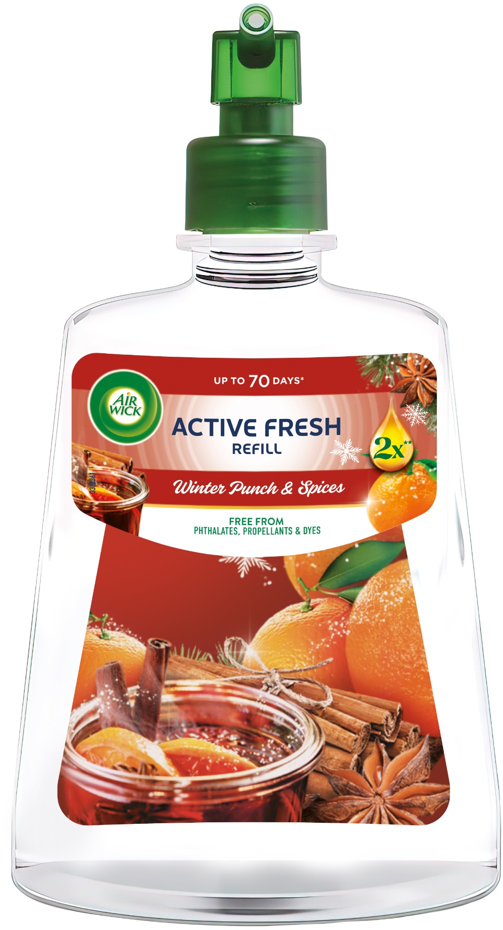 AIR WICK Active Fresh Automatic náplň Zimní punč 228 ml