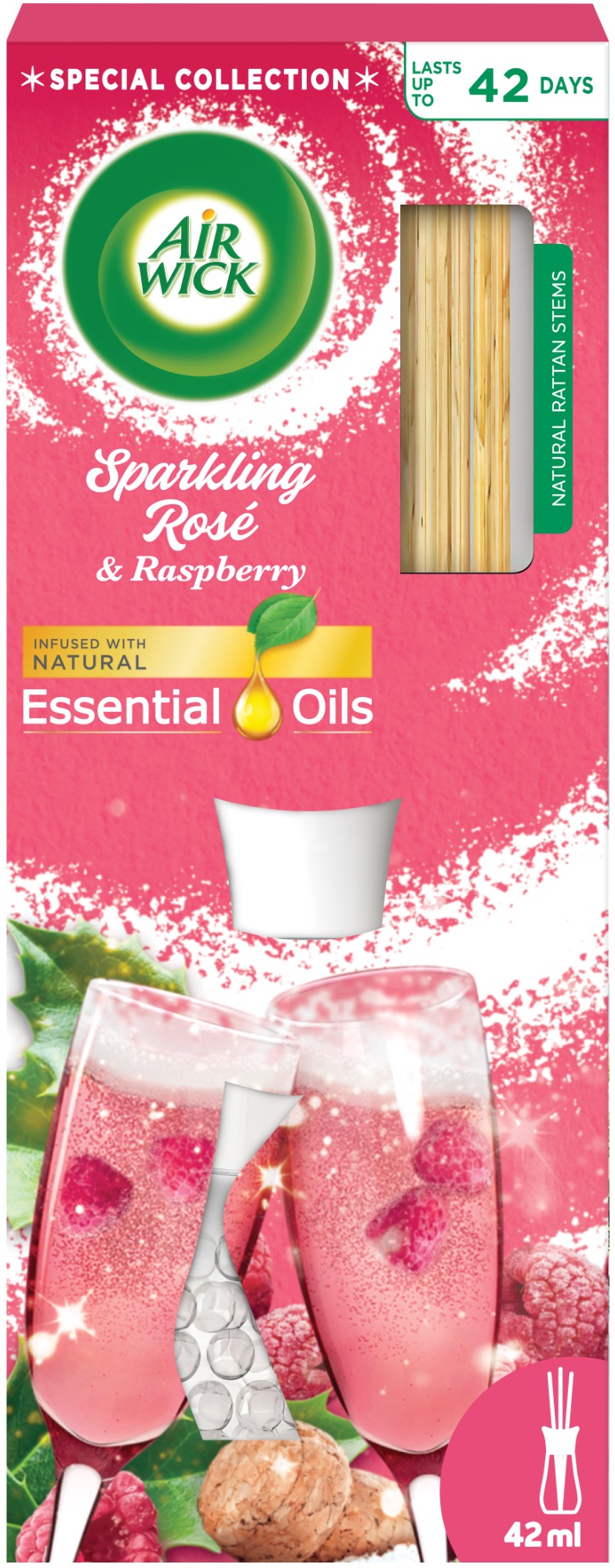 AIR WICK Růžový sekt a maliny 25 ml