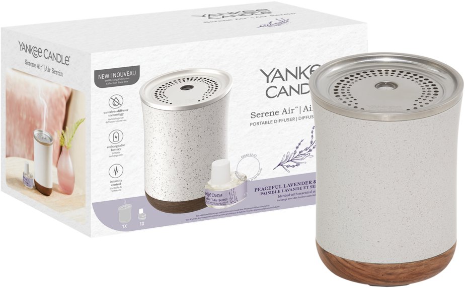 YANKEE CANDLE Serene Peaceful Lavender & Sea Salt 17 ml