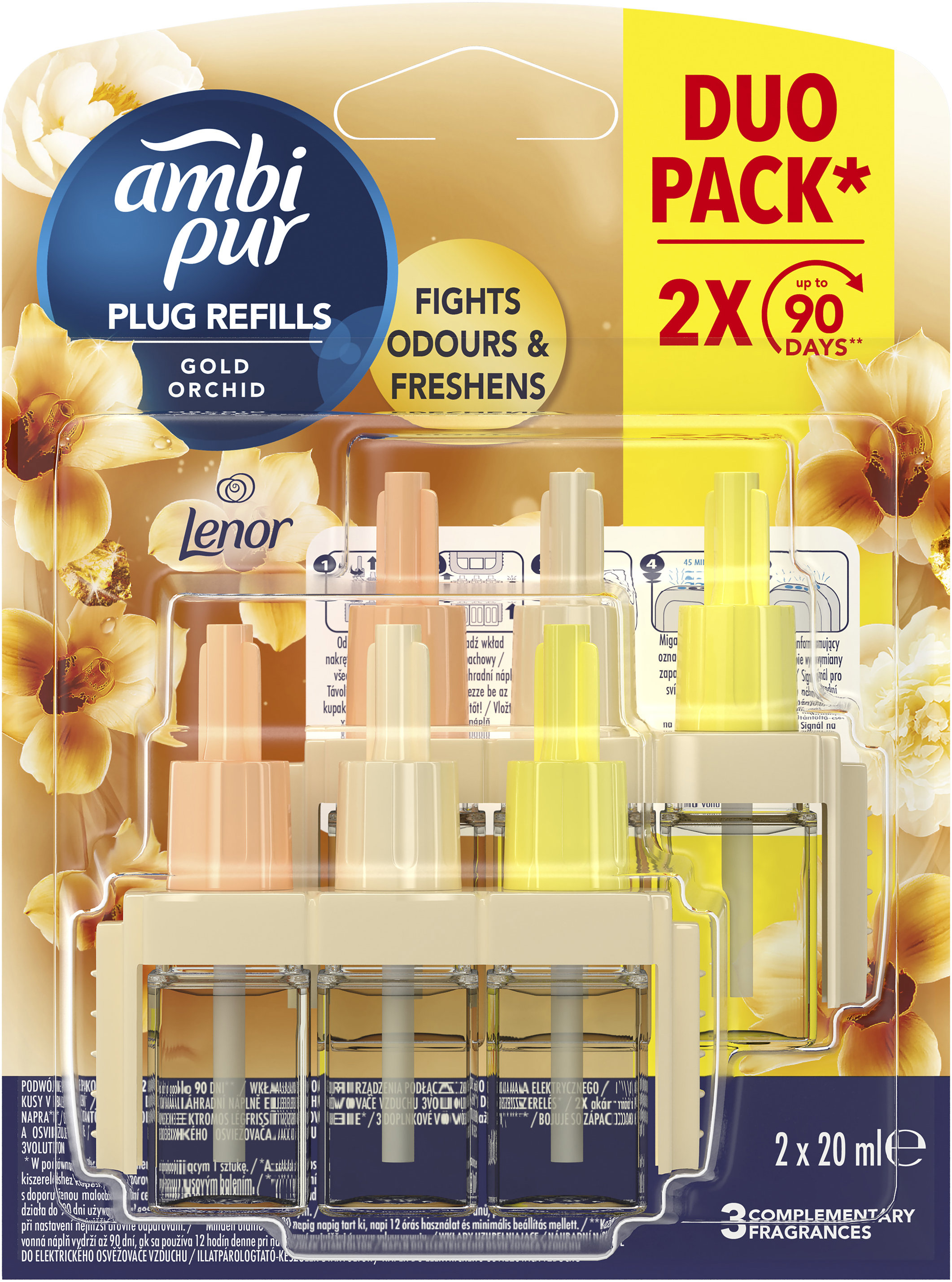 AMBI PUR 3Volution Gold Orchid náplň 2 × 20 ml