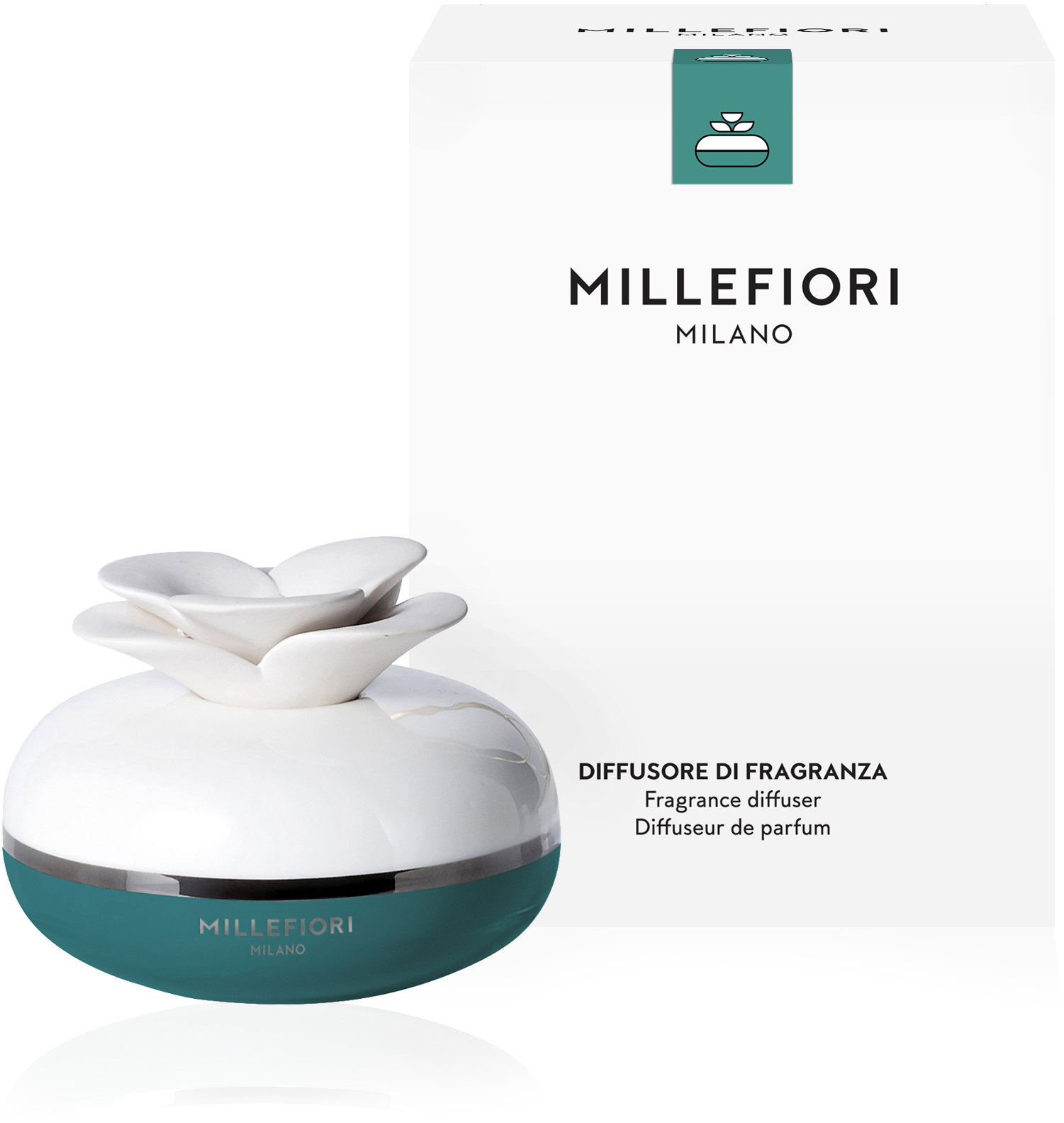 MILLEFIORI MILANO Air Design Flower Green 130 ml