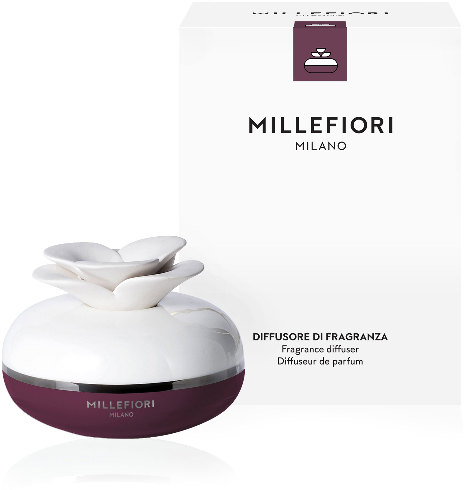 MILLEFIORI MILANO Air Design Flower Purple 130 ml