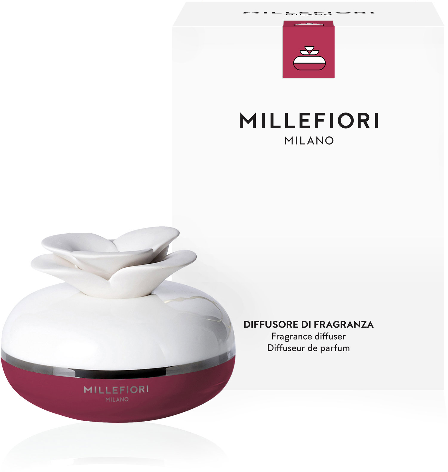 MILLEFIORI MILANO Air Design Flower Red 130 ml