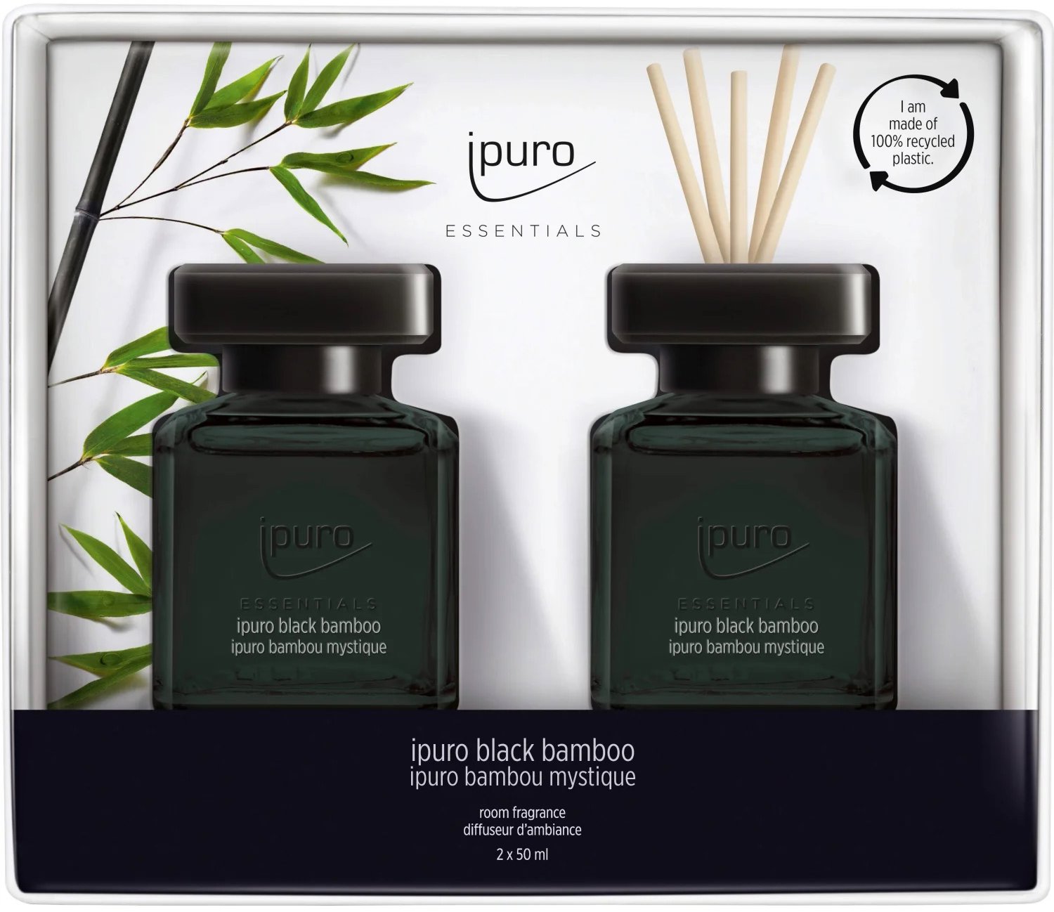 IPURO Essentials Black Bamboo 2 × 50 ml