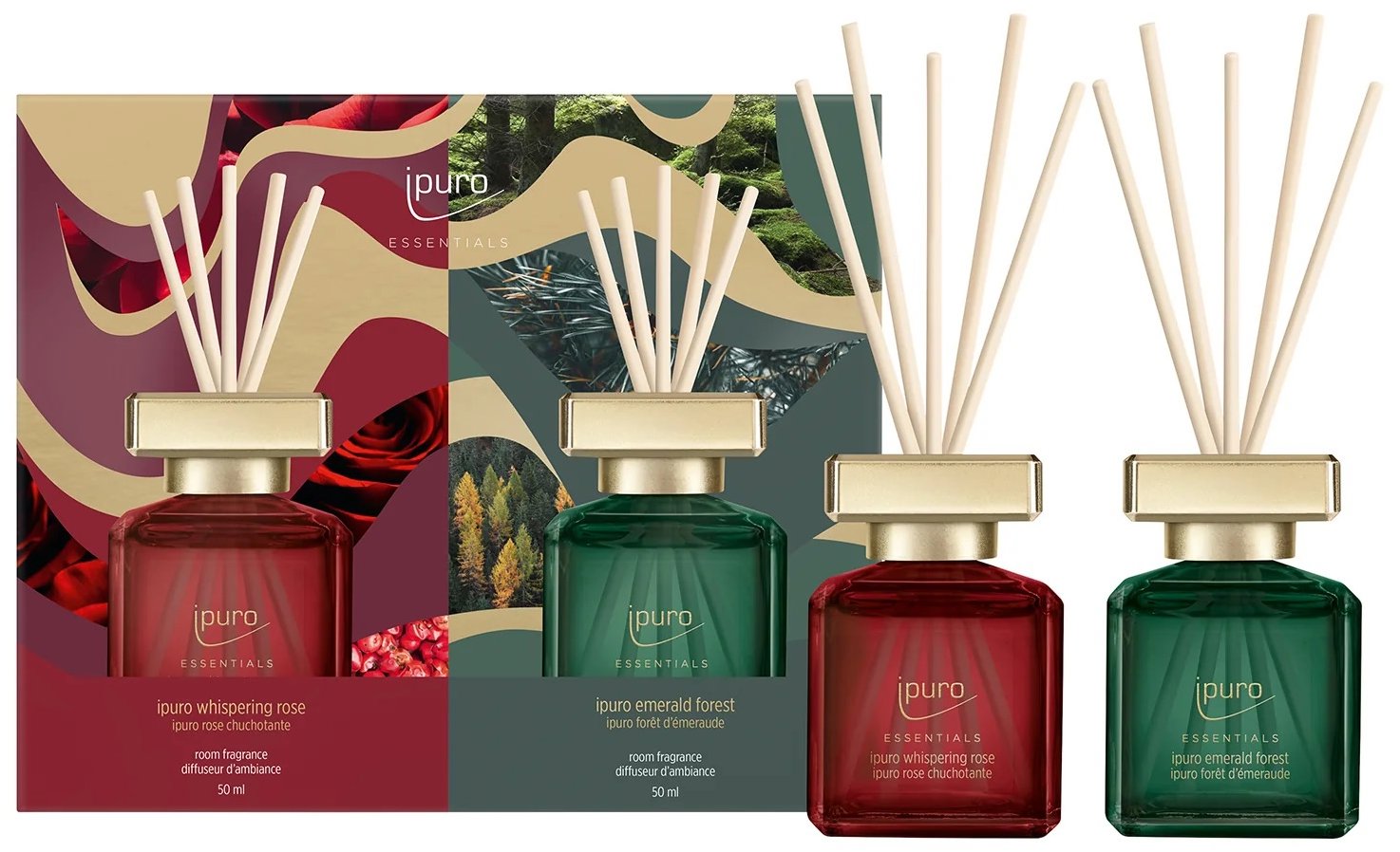 IPURO Essentials Rose & Forest 2 × 50 ml