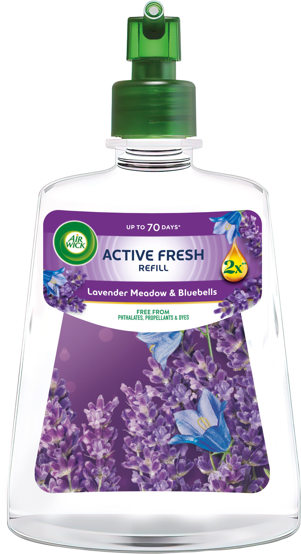 AIR WICK Active Fresh Automatic náplň Levandulová louka a modré kvítky 228 ml