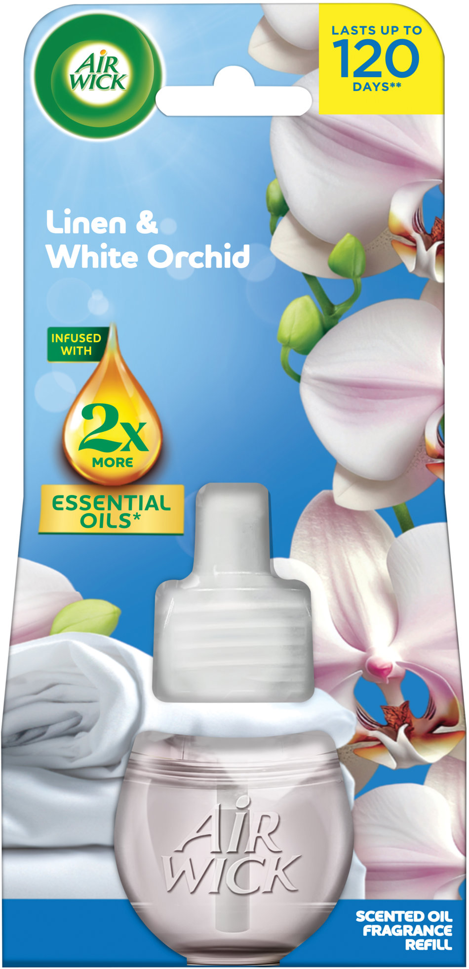 AIR WICK Electric náplň Prádlo a bílá orchidej 19 ml
