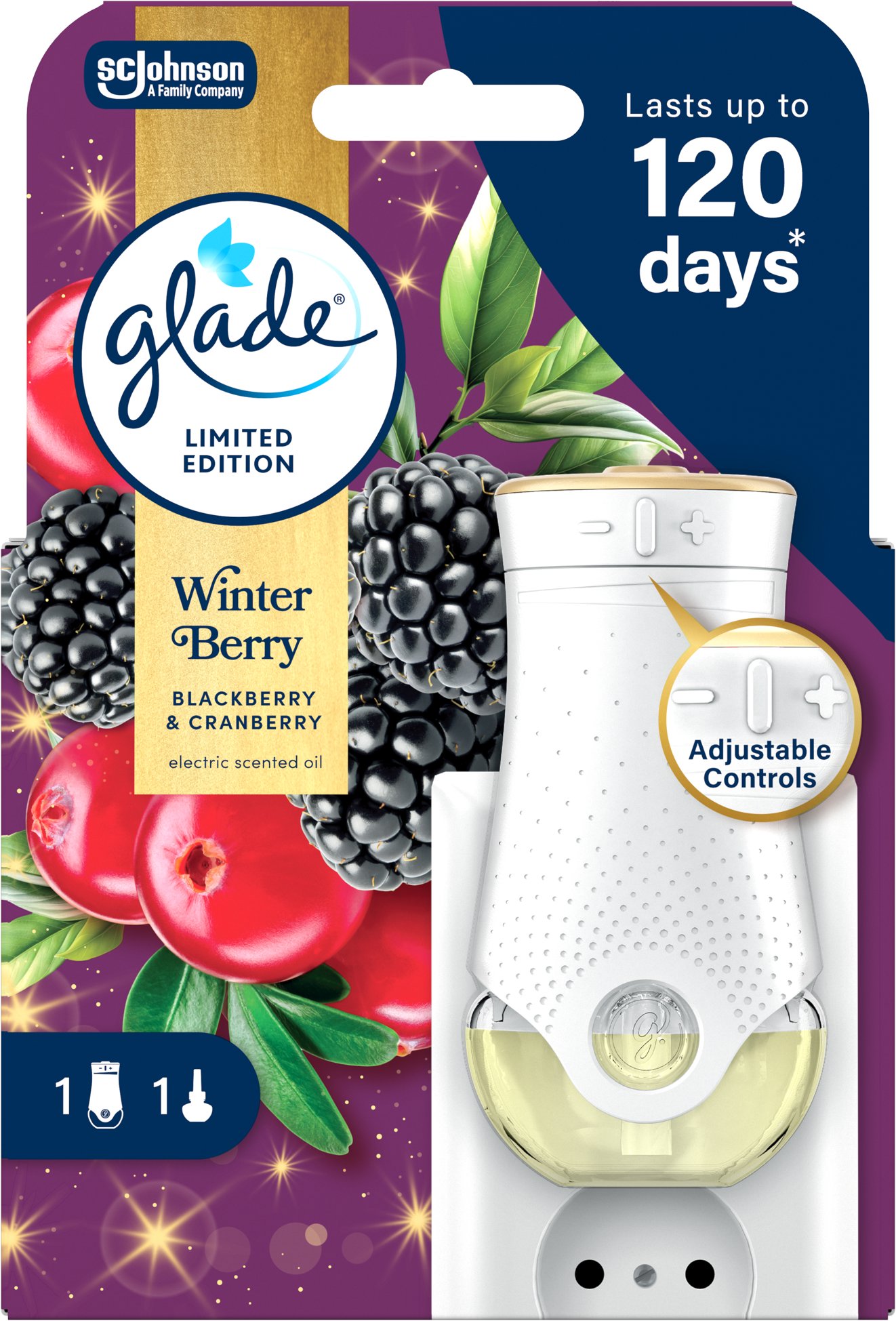 GLADE Electric Winter Berries 1 + 20 ml