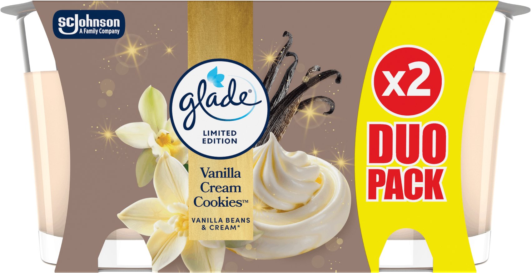 GLADE Vanilla Cream Cookies 2× 112 g