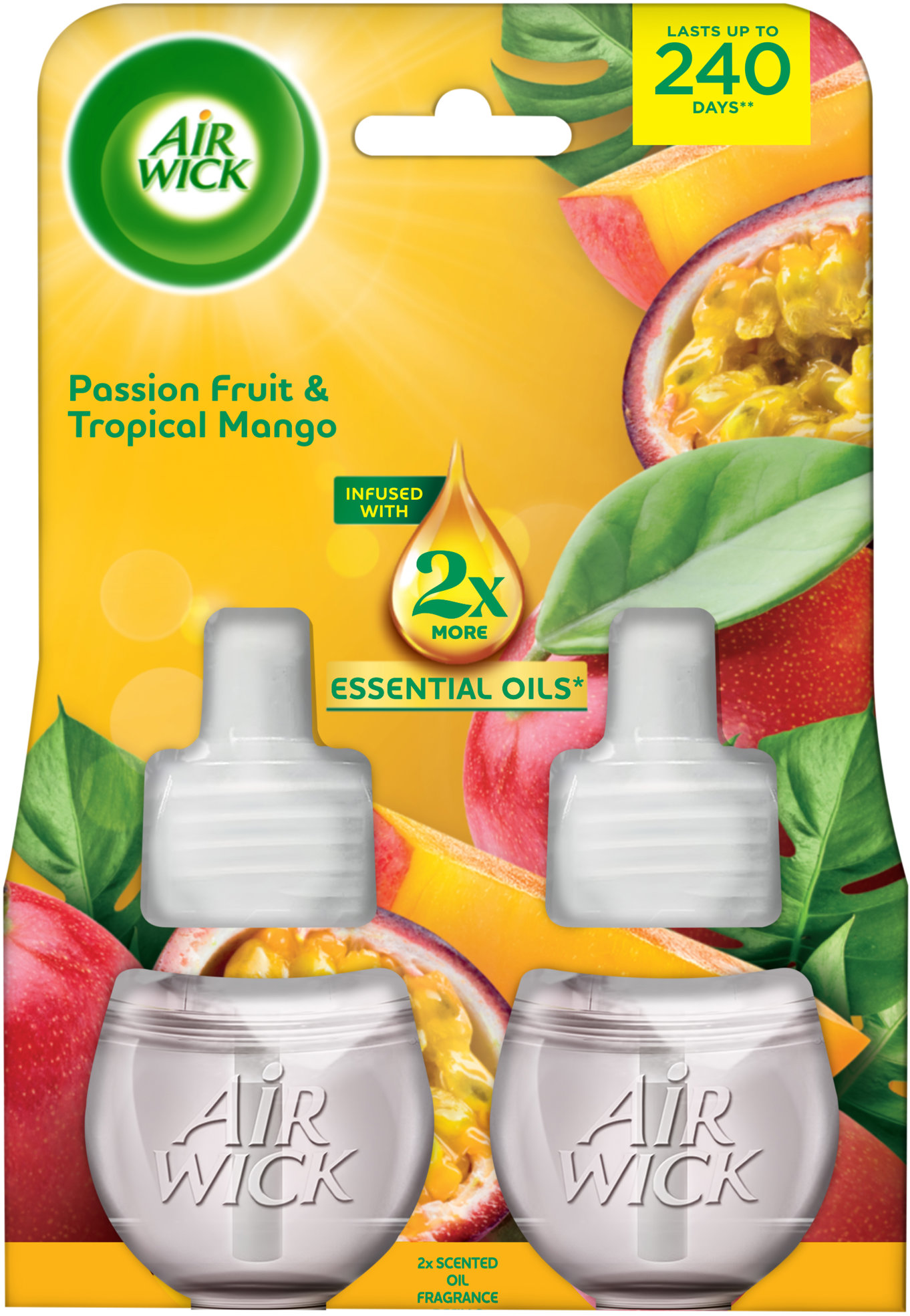 AIR WICK Electric náplň DUO Maracuja a tropické mango 2× 19ml