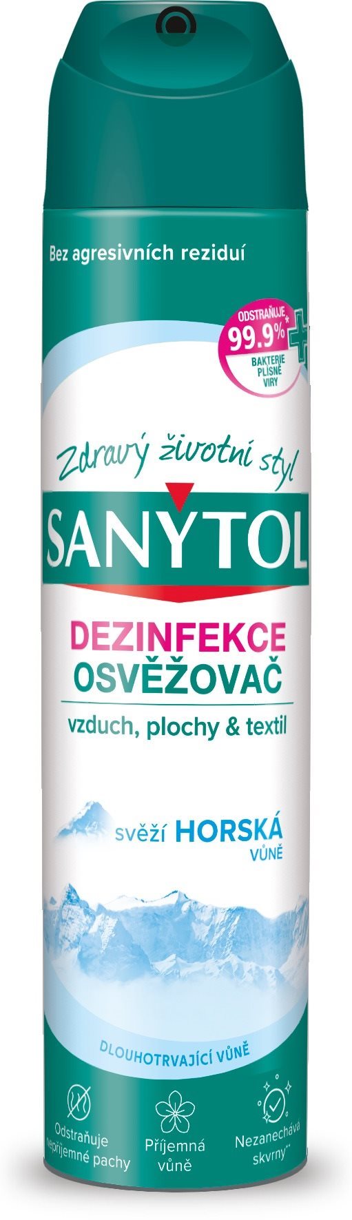 SANYTOL Dezinfekční osvěžovač vzduchu horská vůně 300 ml