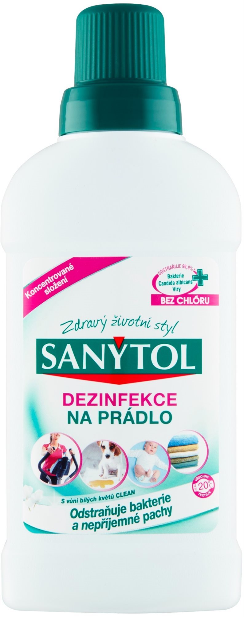 SANYTOL Dezinfekce na prádlo bílé květy 500 ml