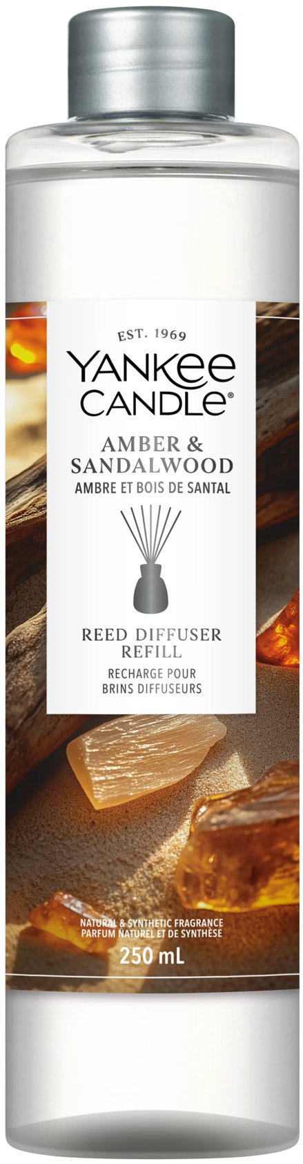 YANKEE CANDLE Amber & Sandalwood náplň 250 ml
