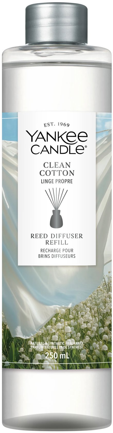 YANKEE CANDLE Clean Cotton náplň 250 ml