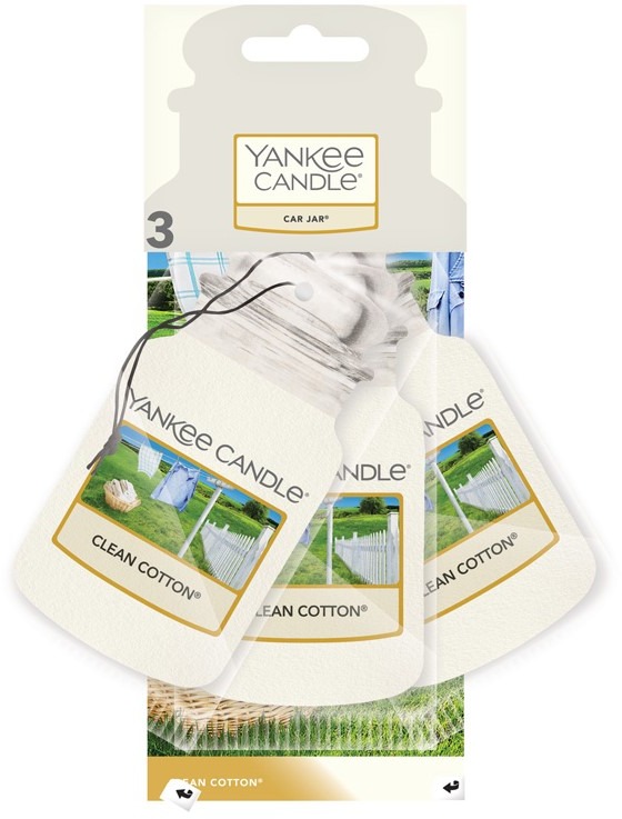 YANKEE CANDLE Clean Cotton 3-PACK 42 g