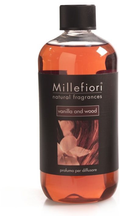 Millefiori Milano Natural náplň do aroma difuzéru Vanilka a dřevo 500 ml