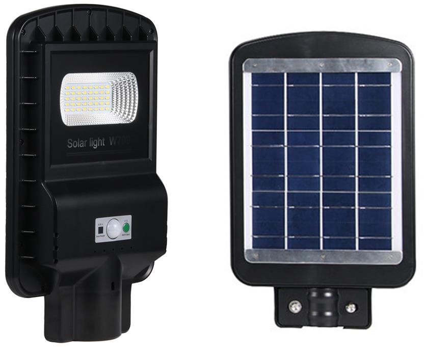 LEDSolar veřejně osvětlení pouliční lampa 20W, se senzorem, bezdrátové, iPRO, studená barva