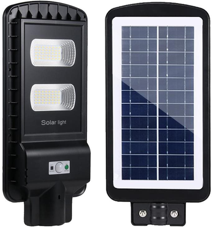 LEDSolar veřejně osvětlení pouliční lampa 40W, se senzorem, bezdrátové, iPRO, studená barva