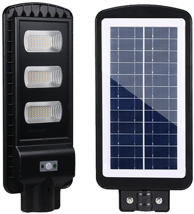 LEDSolar veřejně osvětlení pouliční lampa 60W, se senzorem, bezdrátové, iPRO, studená barva