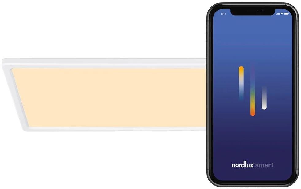 Nordlux Ultratenký stmívatelný LED panel Harlow Smart IP54 RGB - bílá