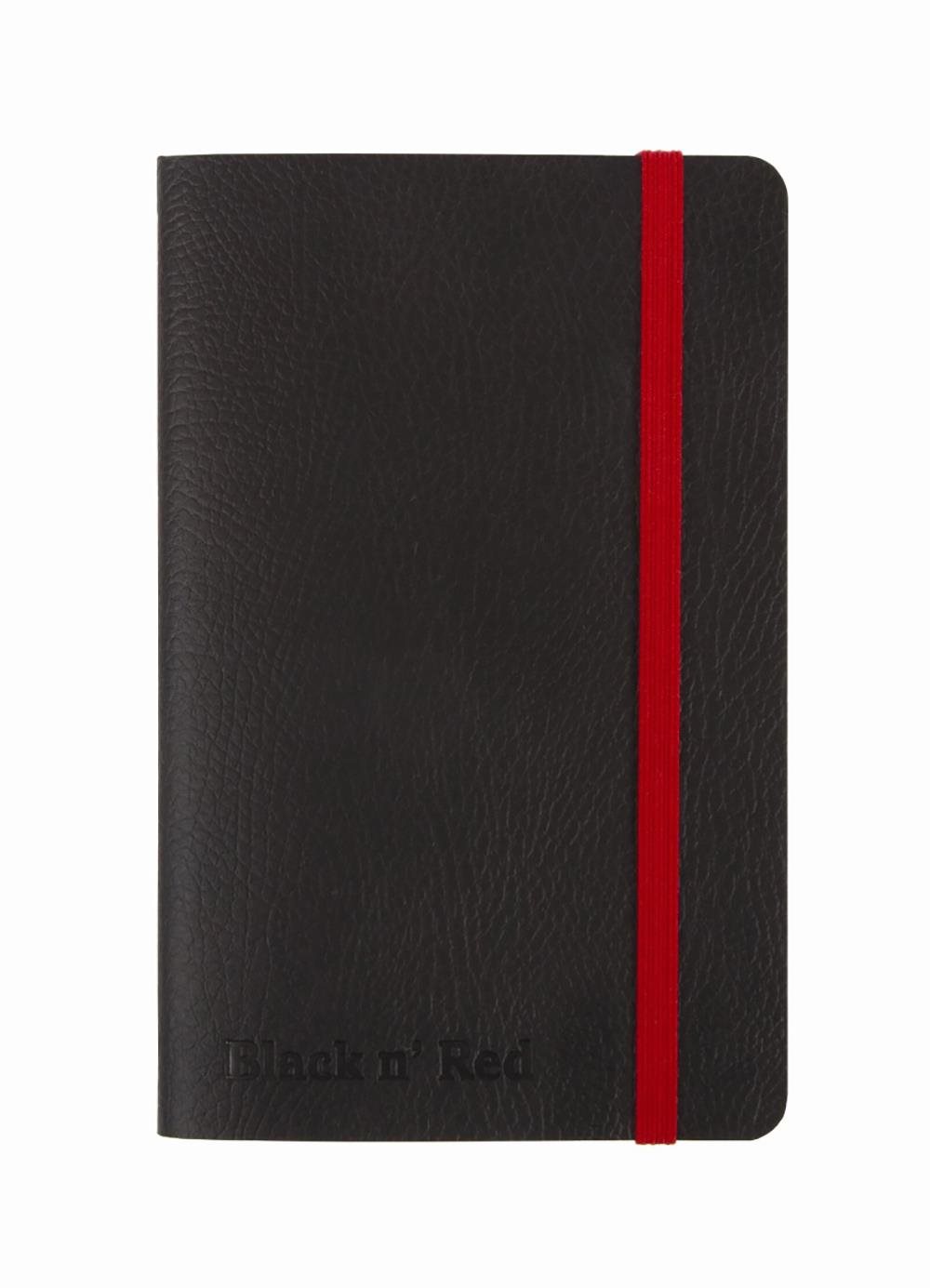 OXFORD Black n´ Red Journal A6, 72 listů, linkovaný, ohebné desky