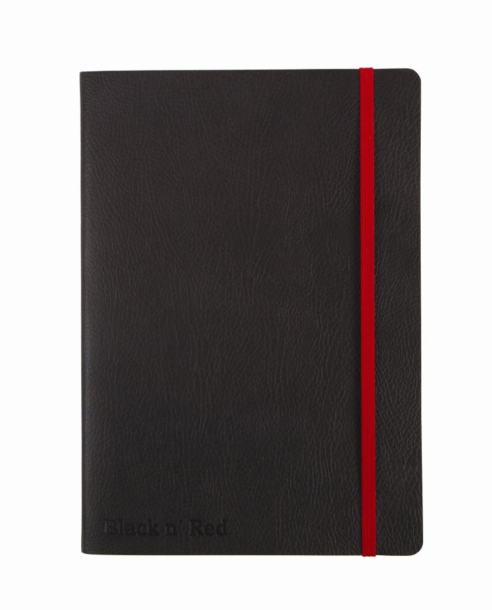 OXFORD Black n´ Red Journal A5, 72 listů, linkovaný, ohebné desky