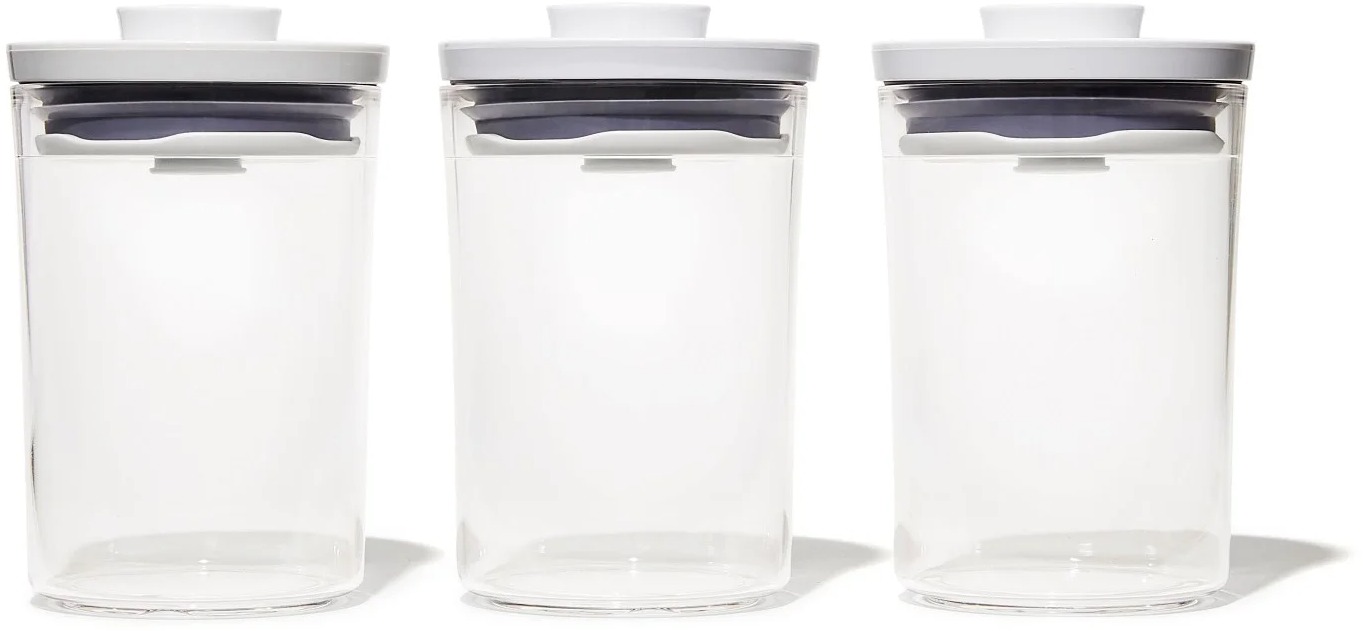 OXO POP UP Set dóz 3 ks 0,6 l kulaté