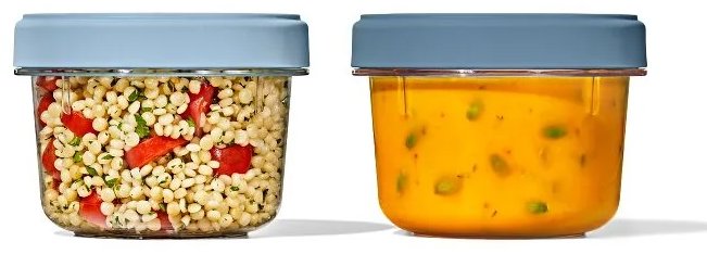 OXO Šroubovací stohovatelné nádoby na potraviny 0,592 l 2 ks