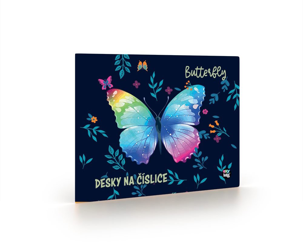 Oxybag Desky na číslice Motýl 2