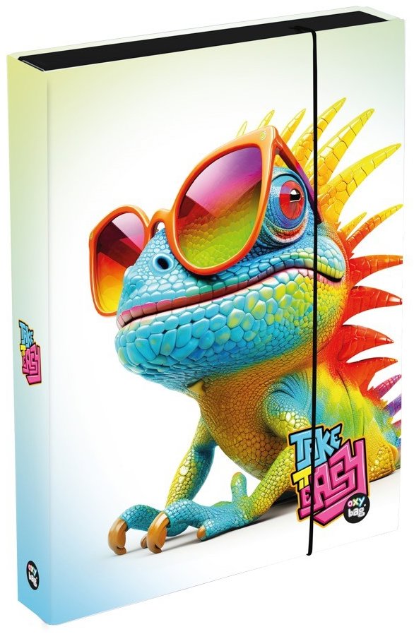 Oxybag Box na sešity A4 Jumbo Chameleon