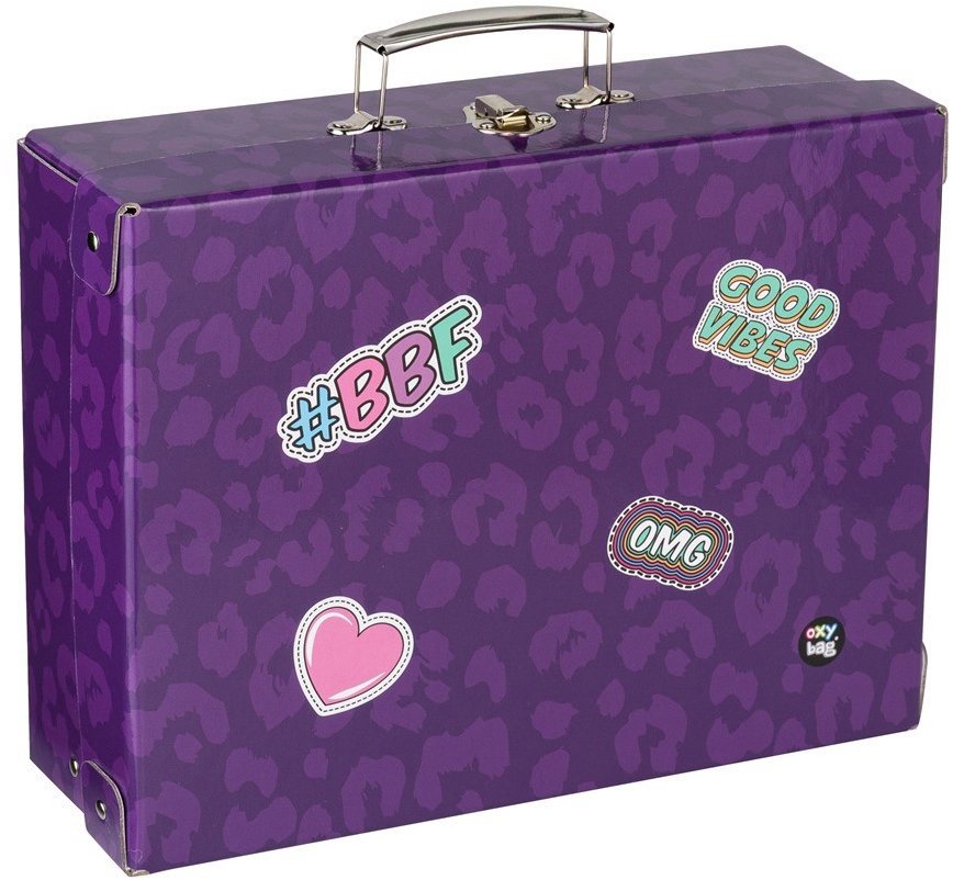 Oxybag Kufřík lamino hranatý A4 OXY GO Fashion