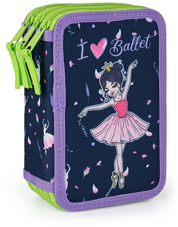 Oxybag Penál 3 p. prázdný Baletka