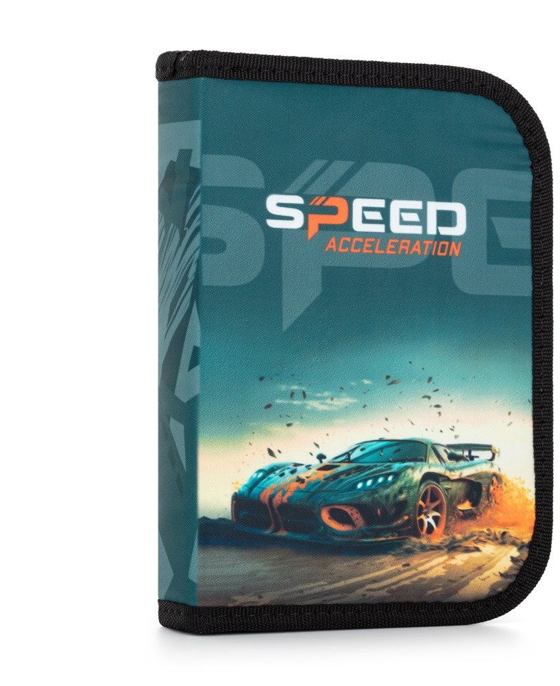 OXYBAG Penál 1patrový 2 chlopně, prázdný Auto