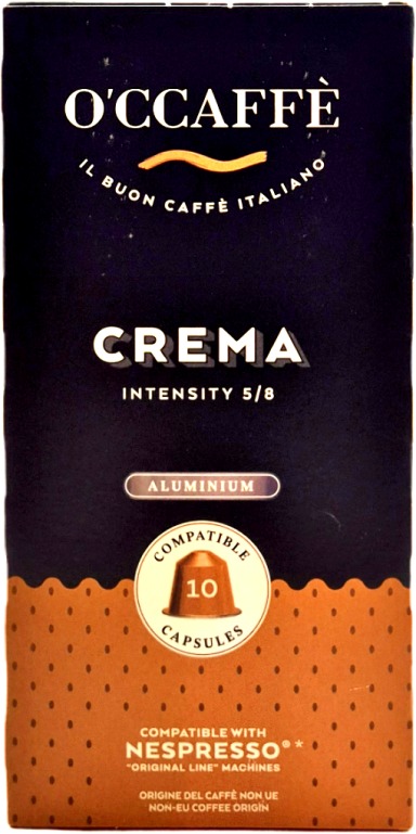 O'Ccaffé Crema hliník 10 porcí - kompatibilní s kávovary Nespresso®